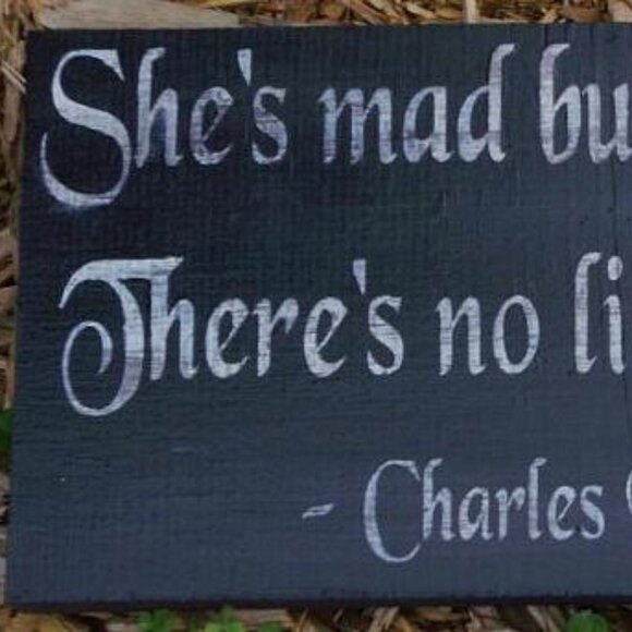 Primitive witch sign She's mad but magic no lie in her fire witchcraft sexy - Picture 1 of 4